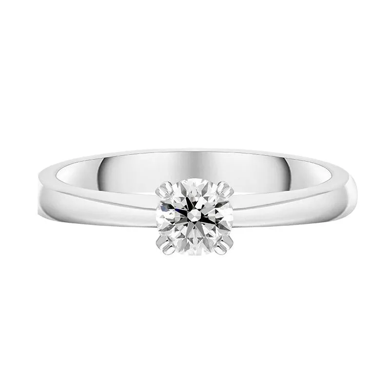 Platinum Brilliant Cut 0.40ct Diamond Solitaire Ring sold by Jura Watches product image thumbnail 2