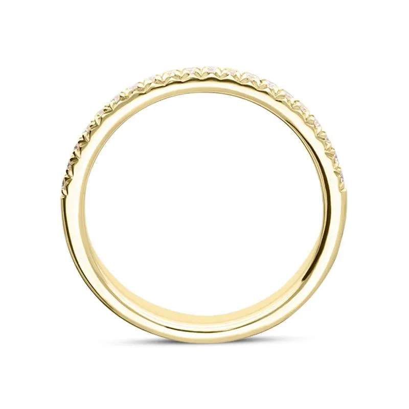 18ct Yellow Gold 0.20ct Diamond Wedding Ring sold by Jura Watches product image thumbnail 3