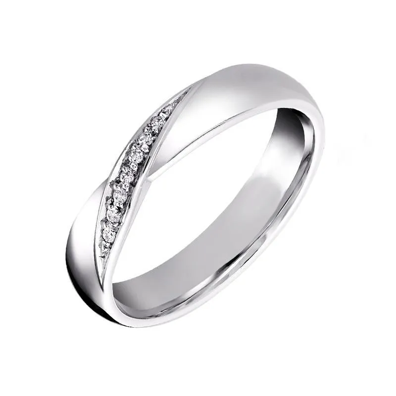 Platinum 0.35ct Diamond Wedding Half Eternity Ring sold by Jura Watches