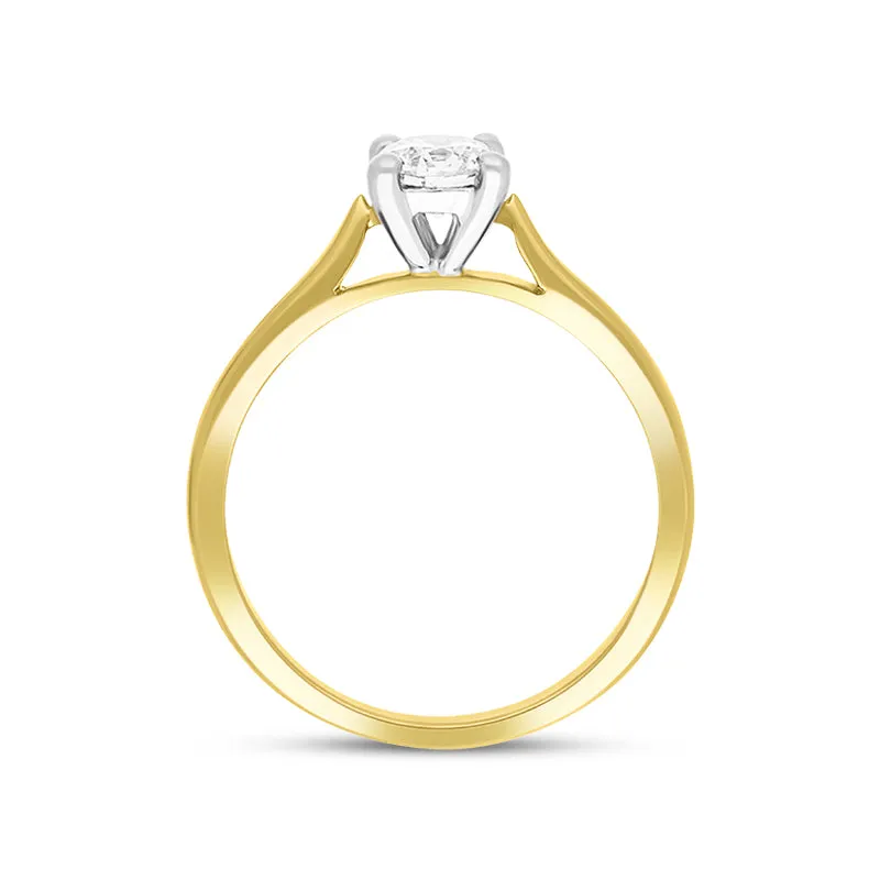 18ct Yellow Gold 0.20ct Diamond Brilliant Cut Solitaire Ring sold by Jura Watches product image thumbnail 2