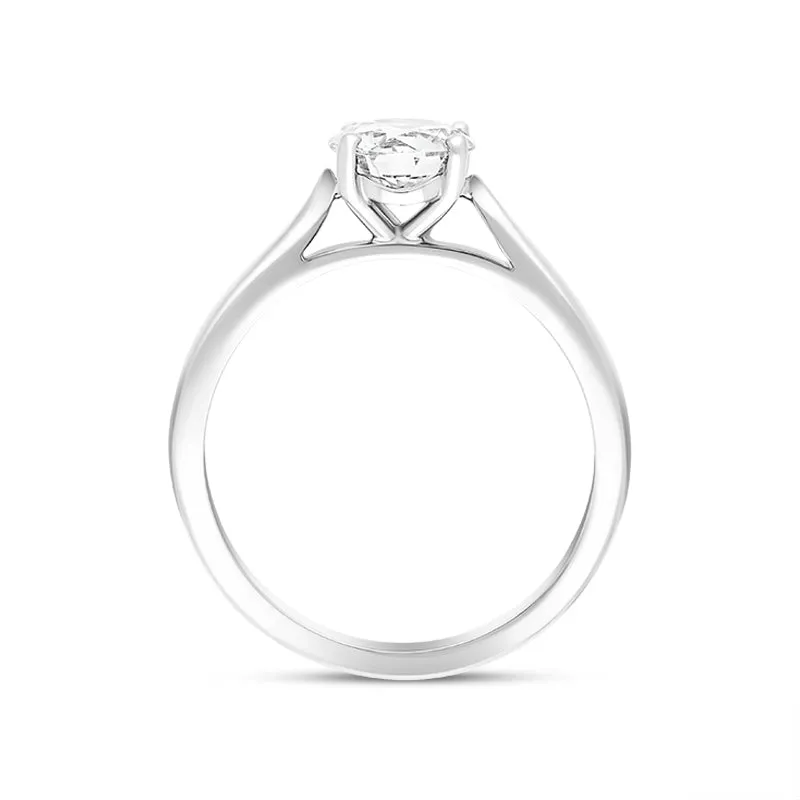 Platinum 1.02ct Diamond Brilliant Cut Solitaire Ring sold by Jura Watches product image thumbnail 3