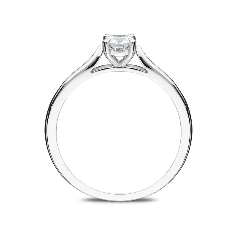 Platinum 0.30ct Diamond Brilliant Cut Solitaire Ring sold by Jura Watches product image thumbnail 2