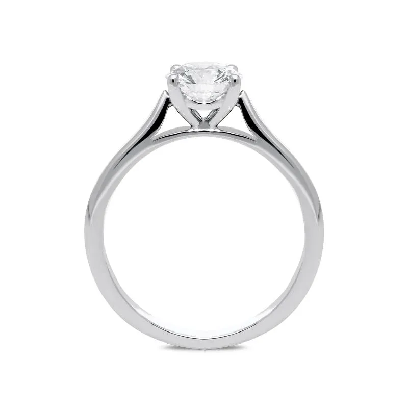 Platinum 0.80ct Diamond Brilliant Cut Solitaire Ring sold by Jura Watches product image thumbnail 2