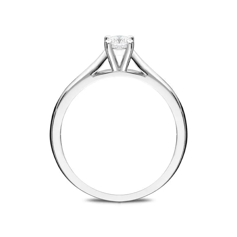 Platinum 0.20ct Diamond Solitaire Ring sold by Jura Watches product image thumbnail 2