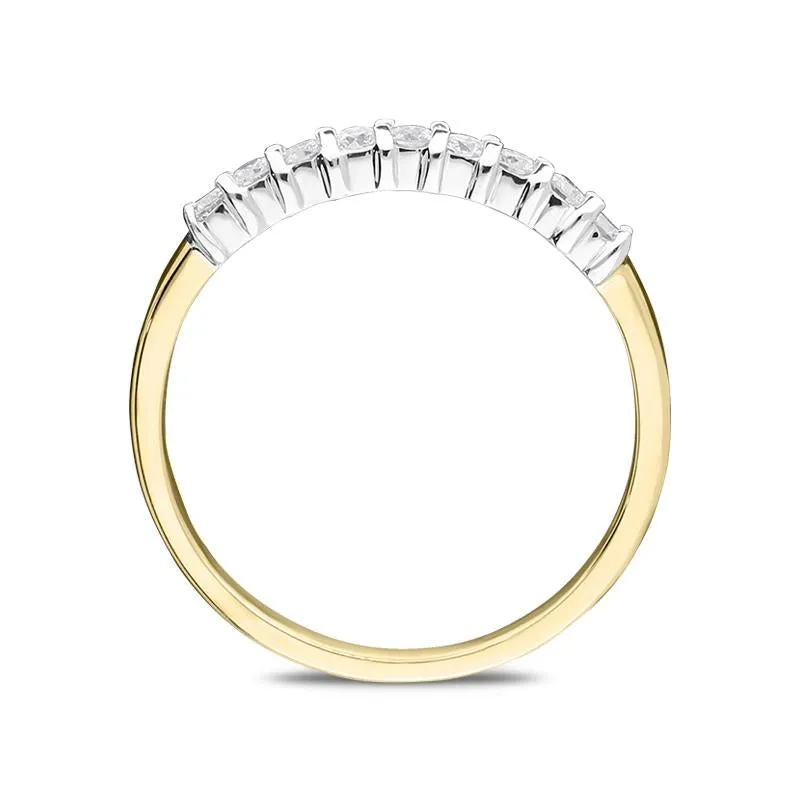 18ct Yellow Gold 0.27ct Diamond Wedding Half Eternity Ring sold by Jura Watches product image thumbnail 2