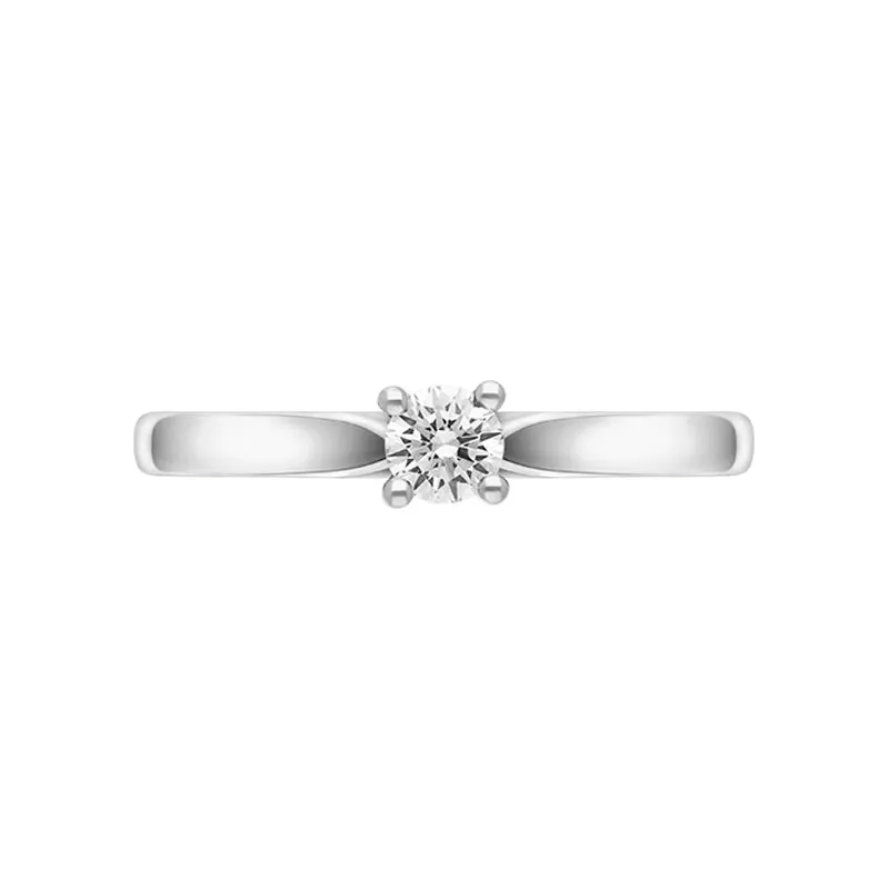 Platinum 0.20ct Diamond Brilliant Cut Solitaire Ring sold by Jura Watches product image thumbnail 2