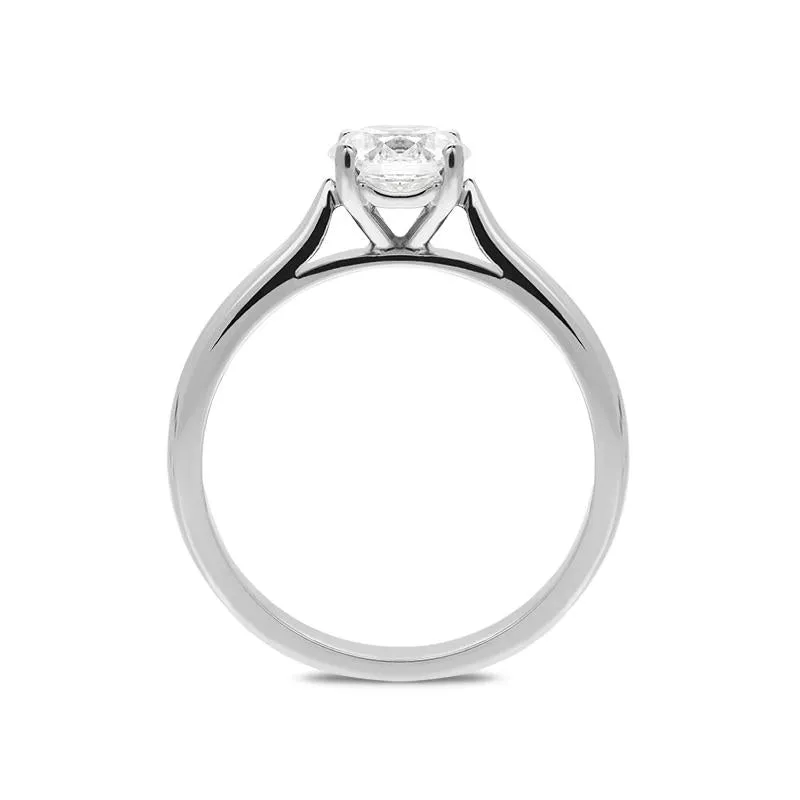 Platinum 0.72ct Diamond Brilliant Cut Solitaire Ring sold by Jura Watches product image thumbnail 2