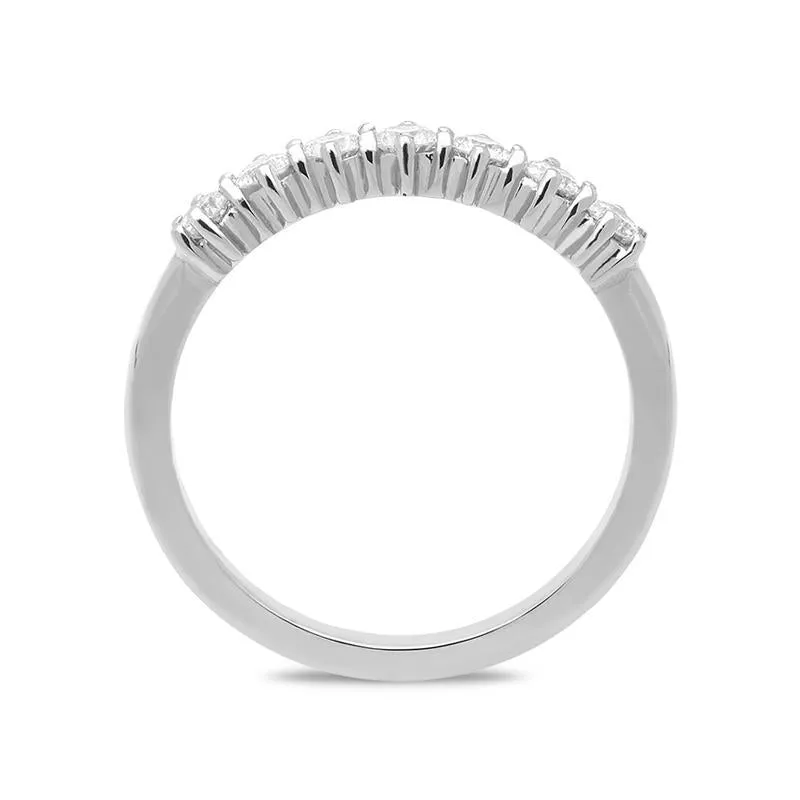 Platinum 0.35ct Diamond Wedding Half Eternity Ring sold by Jura Watches product image thumbnail 2