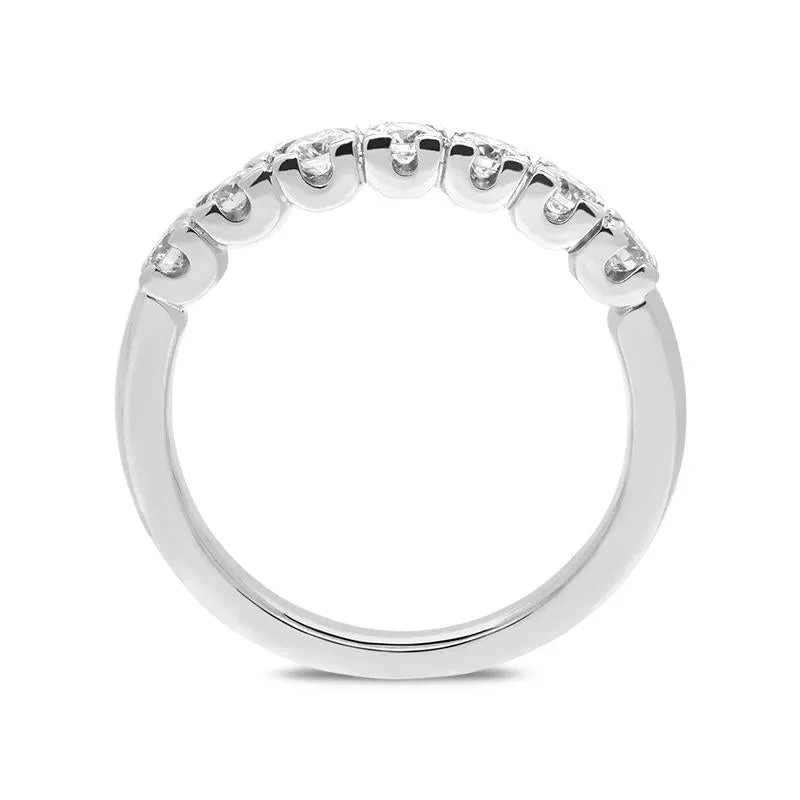 18ct White Gold 0.55ct Diamond Eternity Ring sold by Jura Watches product image thumbnail 2