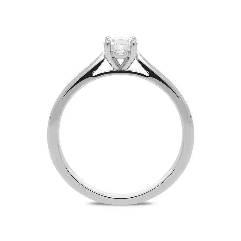 Platinum 0.50ct Diamond Brilliant Cut Solitaire Ring sold by Jura Watches product image thumbnail 2