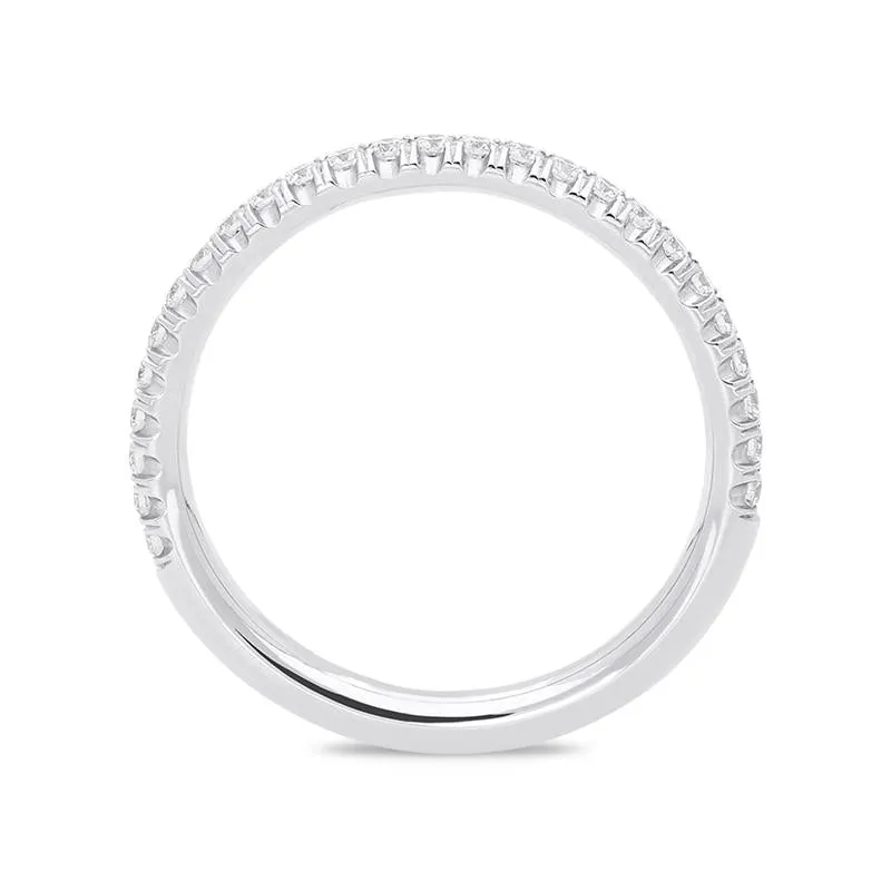 18ct White Gold 0.28ct Diamond Half Eternity Ring sold by Jura Watches product image thumbnail 2