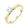18ct Yellow Gold 0.25ct Diamond Brilliant Cut Solitaire Ring sold by Jura Watches