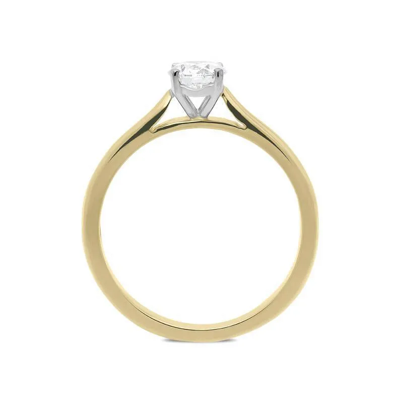 18ct Yellow Gold 0.53ct Diamond Solitaire Ring sold by Jura Watches product image thumbnail 2