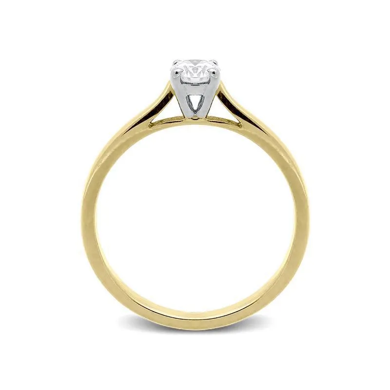 18ct Yellow Gold 0.30ct Diamond Solitaire Ring sold by Jura Watches product image thumbnail 2