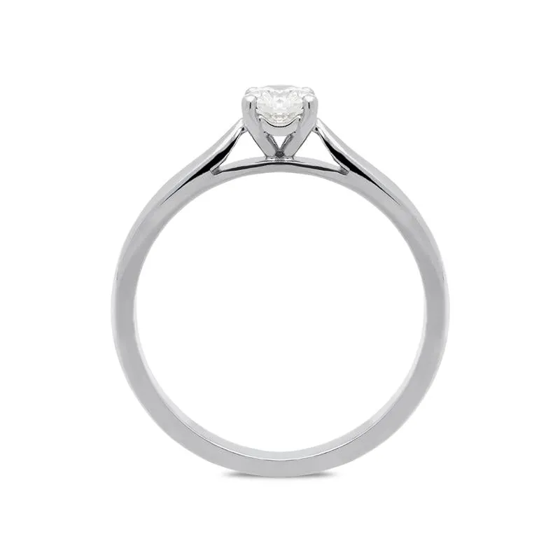 Platinum 0.33ct Diamond Brilliant Cut Solitaire Ring sold by Jura Watches product image thumbnail 2