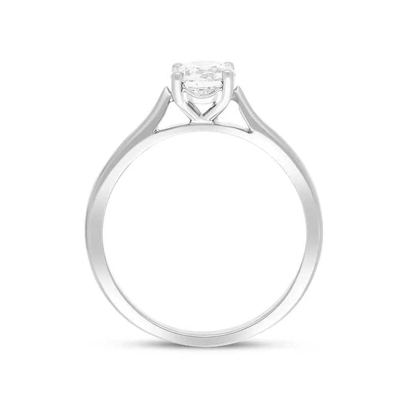 Platinum 0.70ct Diamond Brilliant Cut Solitaire Ring sold by Jura Watches product image thumbnail 2