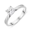 18ct White Gold 0.71ct Diamond Brilliant Cut Solitaire Ring sold by Jura Watches