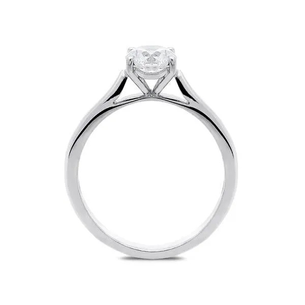 18ct White Gold 0.71ct Diamond Brilliant Cut Solitaire Ring sold by Jura Watches product image thumbnail 2