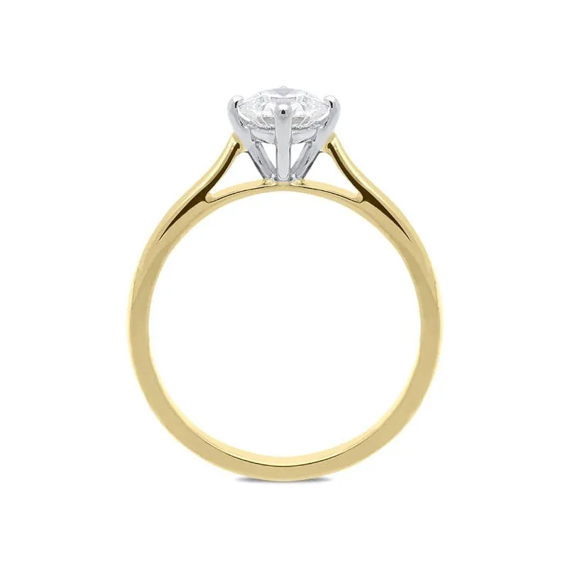 18ct Yellow Gold 0.62ct Diamond Solitaire Ring sold by Jura Watches product image thumbnail 2