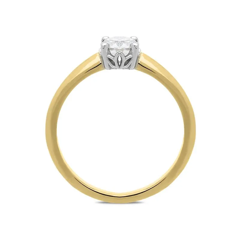 18ct Yellow Gold 0.50ct Diamond Solitaire Ring sold by Jura Watches product image thumbnail 2