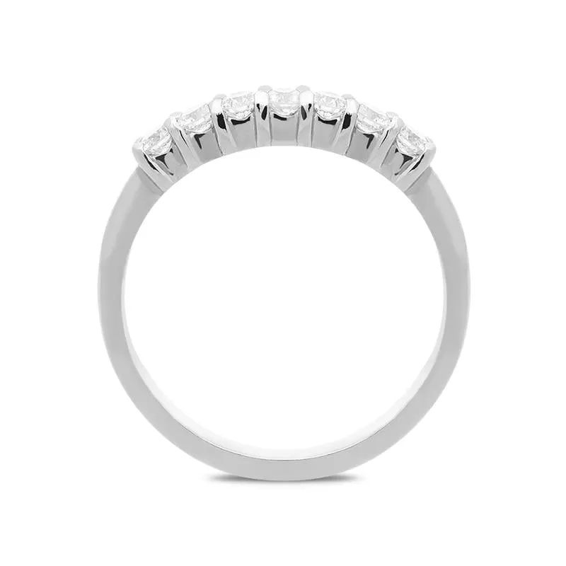 Platinum 0.46ct Diamond Wedding Half Eternity Ring sold by Jura Watches product image thumbnail 2