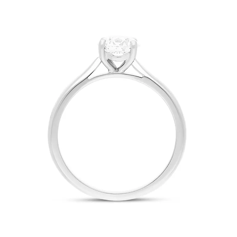Platinum 1.01ct Diamond Round Brilliant Cut Solitaire Ring sold by Jura Watches product image thumbnail 3