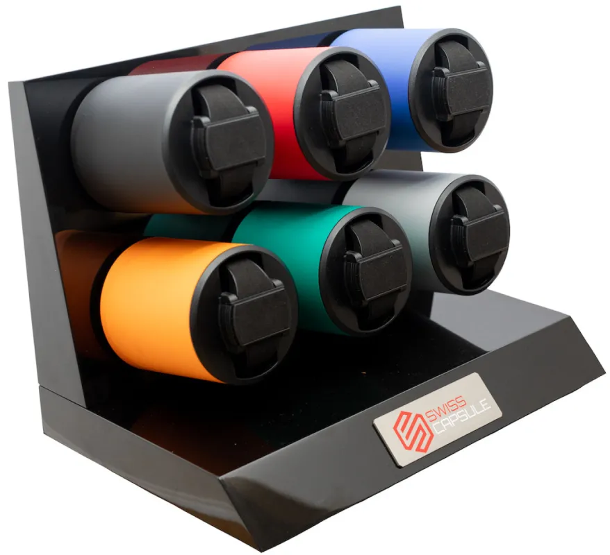 Swiss Capsule Watch Winder 6 Rack PR6 PC 001 made by Jura Watches