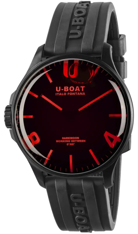 U-Boat Darkmoon 44 Red Glass PVD Pre-Order sold by Jura Watches