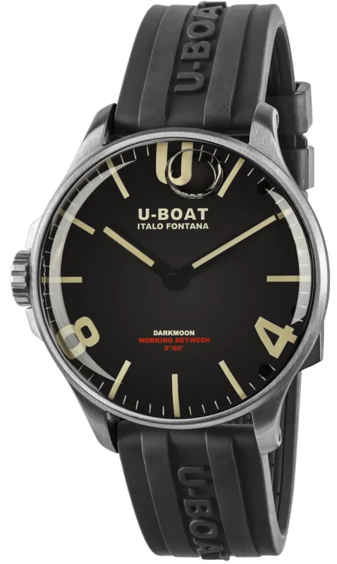 U-Boat Darkmoon 44 Black SS sold by Jura Watches