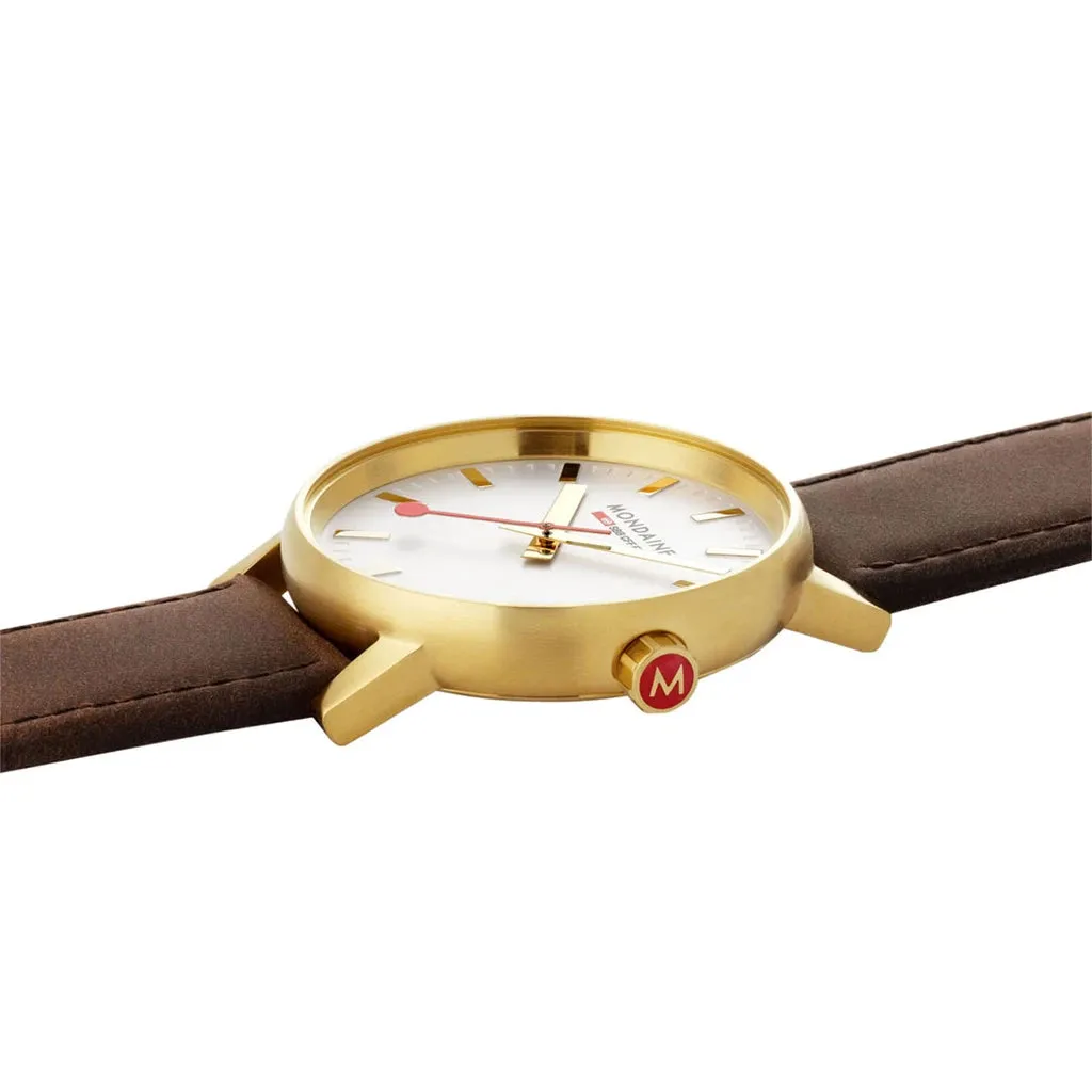 Mondaine Evo2 40 Gold IP sold by Jura Watches product image thumbnail 4
