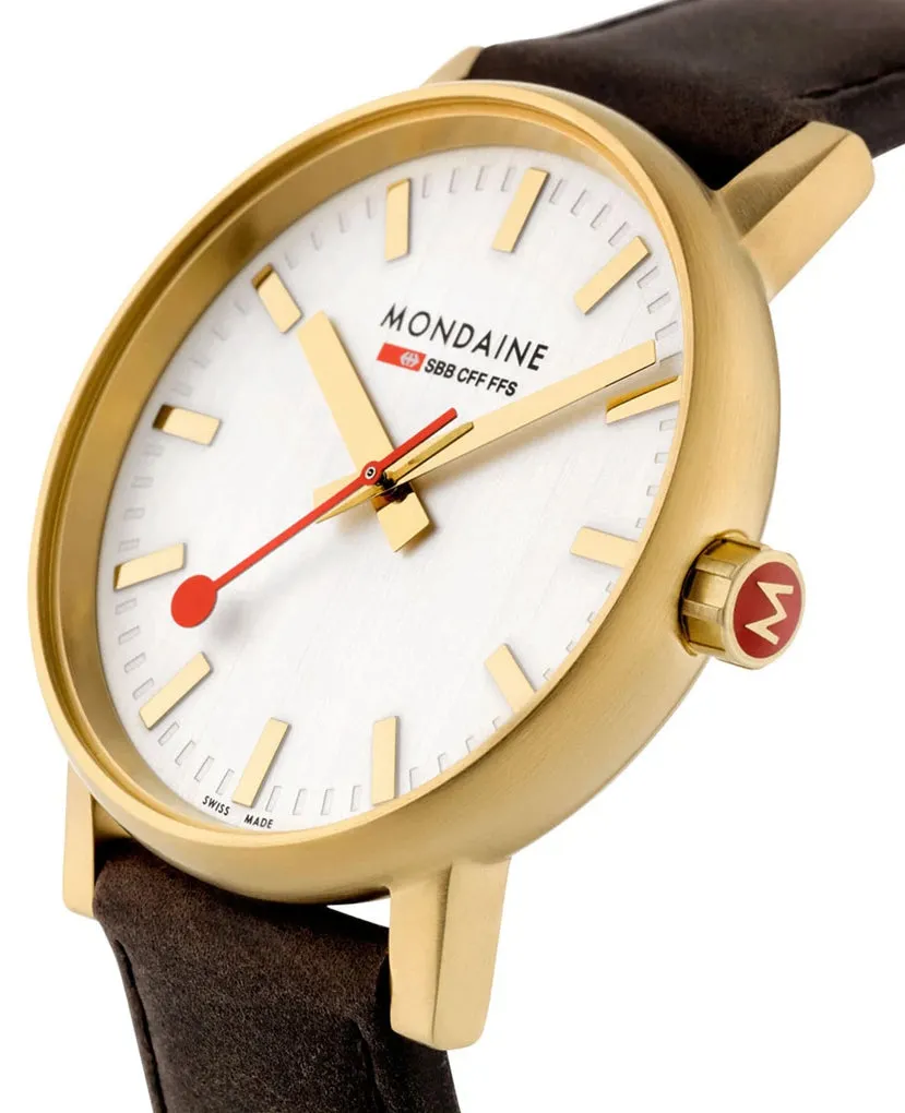 Mondaine Evo2 40 Gold IP sold by Jura Watches product image thumbnail 3