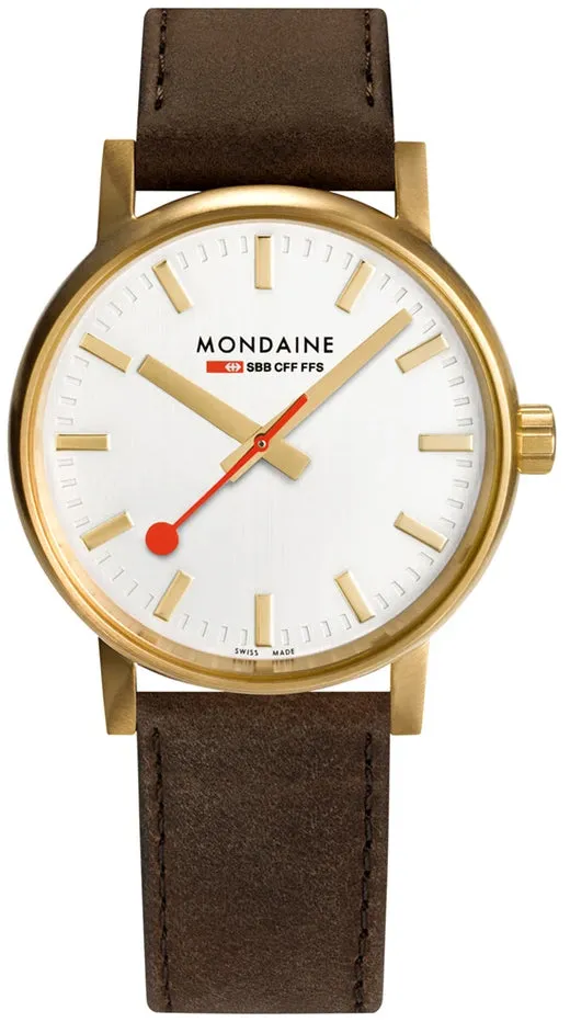 Mondaine Evo2 40 Gold IP sold by Jura Watches