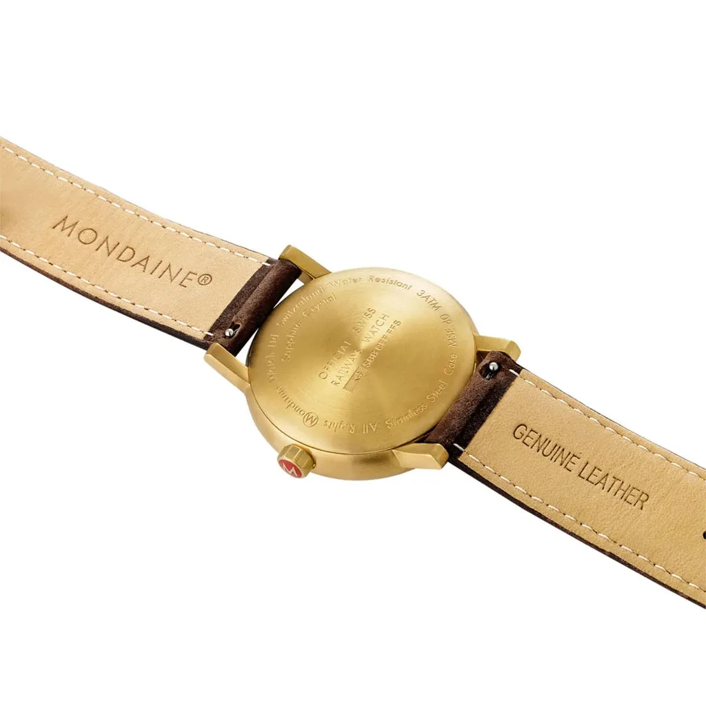 Mondaine Evo2 40 Gold IP sold by Jura Watches product image thumbnail 5