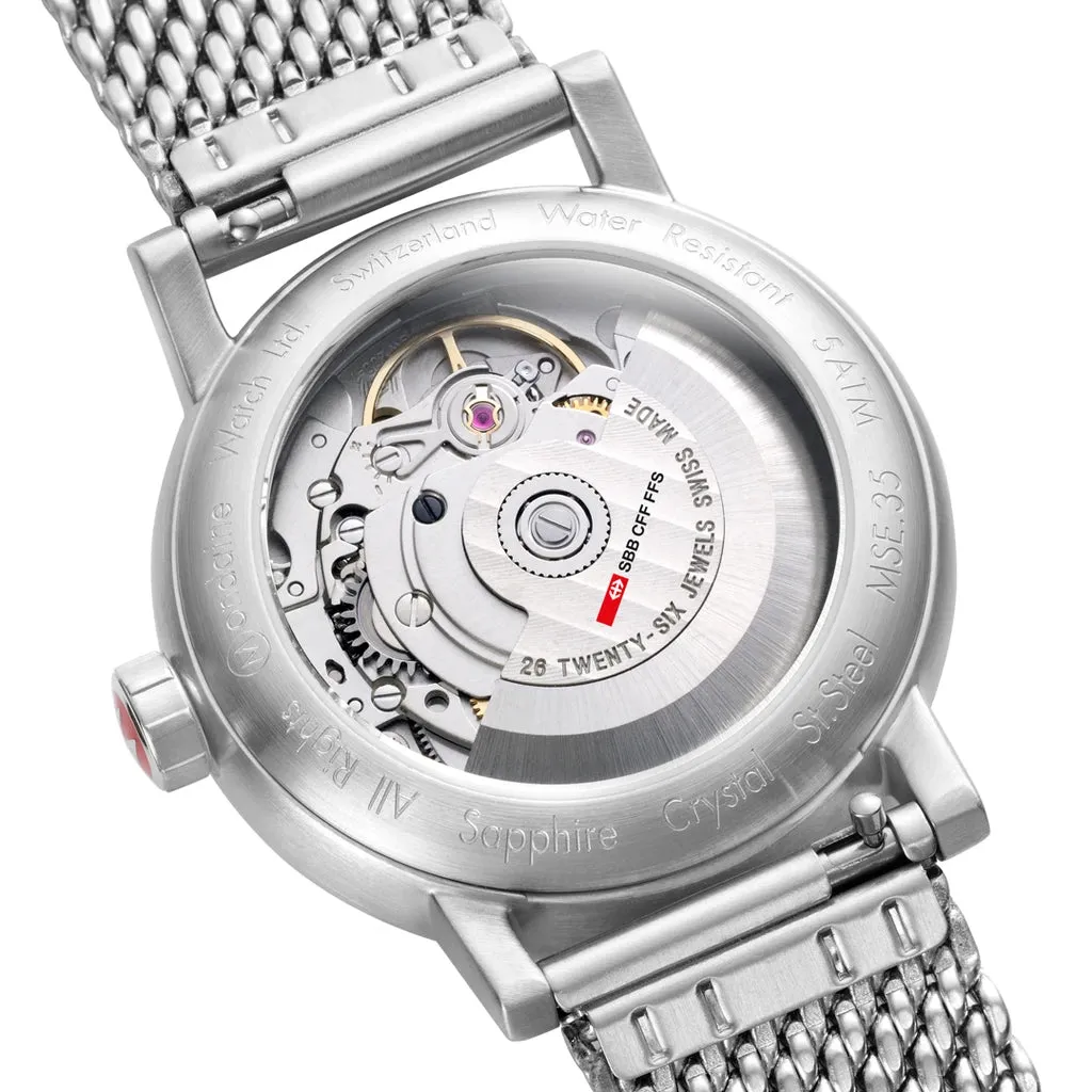 Mondaine Evo2 35 Automatic Bracelet Watch sold by Jura Watches product image thumbnail 4
