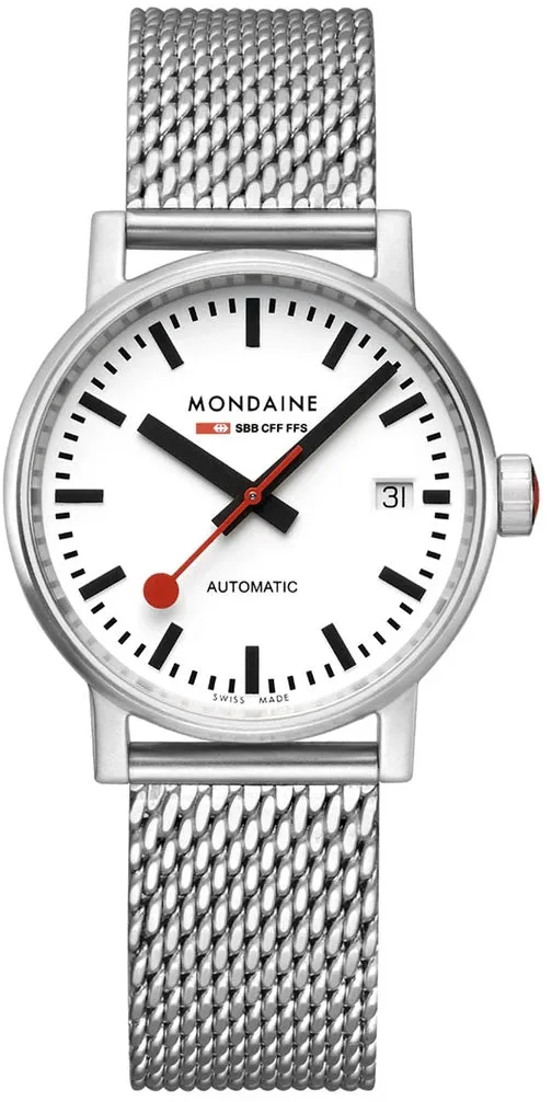 Mondaine Evo2 35 Automatic Bracelet Watch sold by Jura Watches