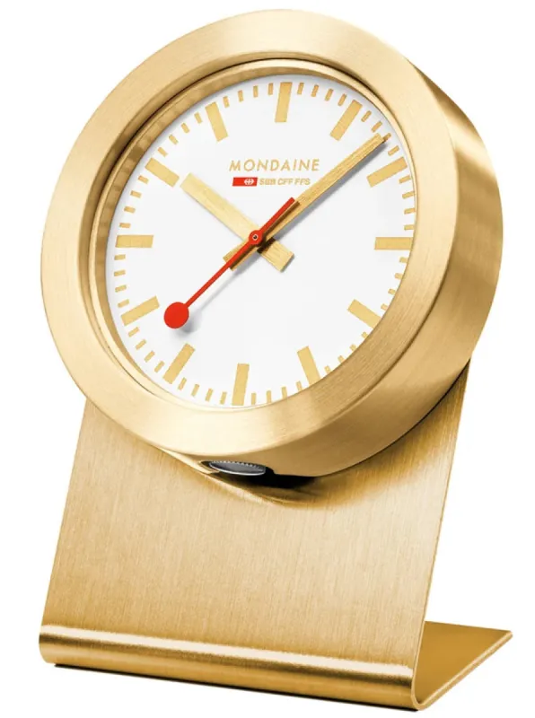 Mondaine Clock Magnet Golden sold by Jura Watches