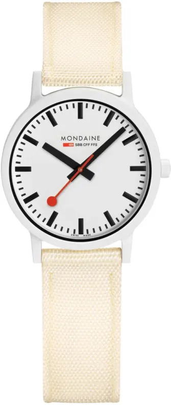 Mondaine Essence White sold by Jura Watches