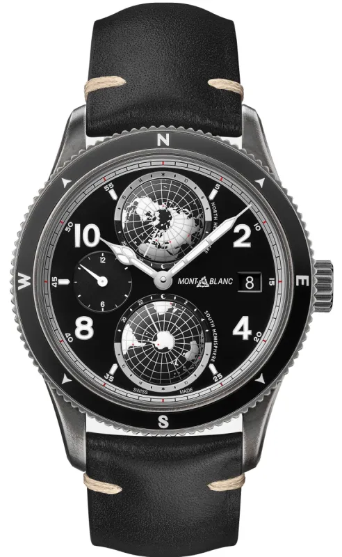 Montblanc 1858 Geosphere UltraBlack Limited Edition sold by Jura Watches