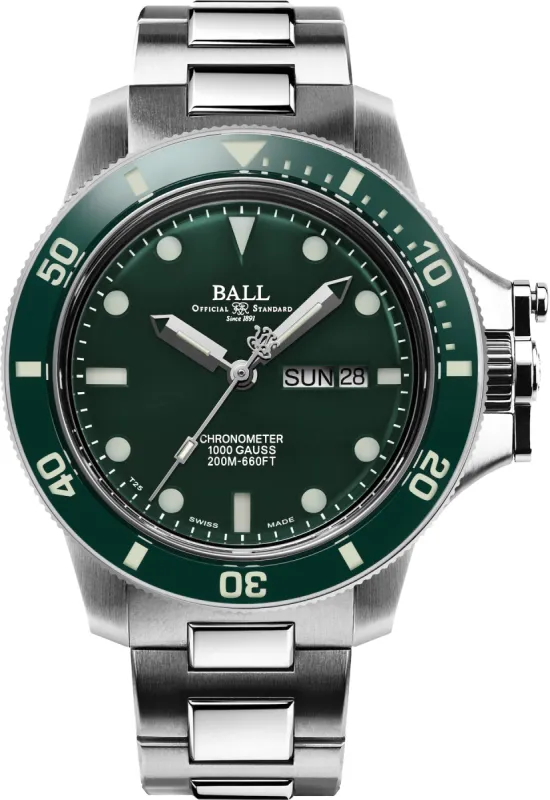 Ball Watch Company Engineer Hydrocarbon Original Green Watch made by Jura Watches