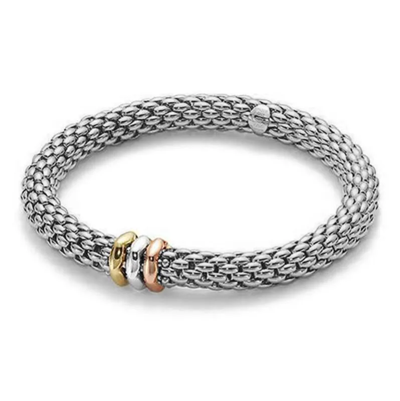 Fope Flex'It Love Nest 18ct White Gold Bracelet sold by Jura Watches