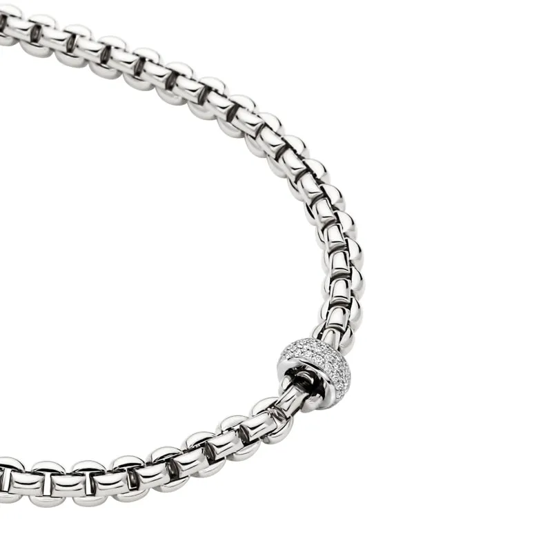 Fope Flex'It Eka 18ct White Gold 0.37ct Diamond Necklace sold by Jura Watches product image thumbnail 2