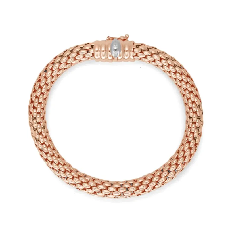 Fope Love Nest 18ct Rose Gold Bracelet sold by Jura Watches