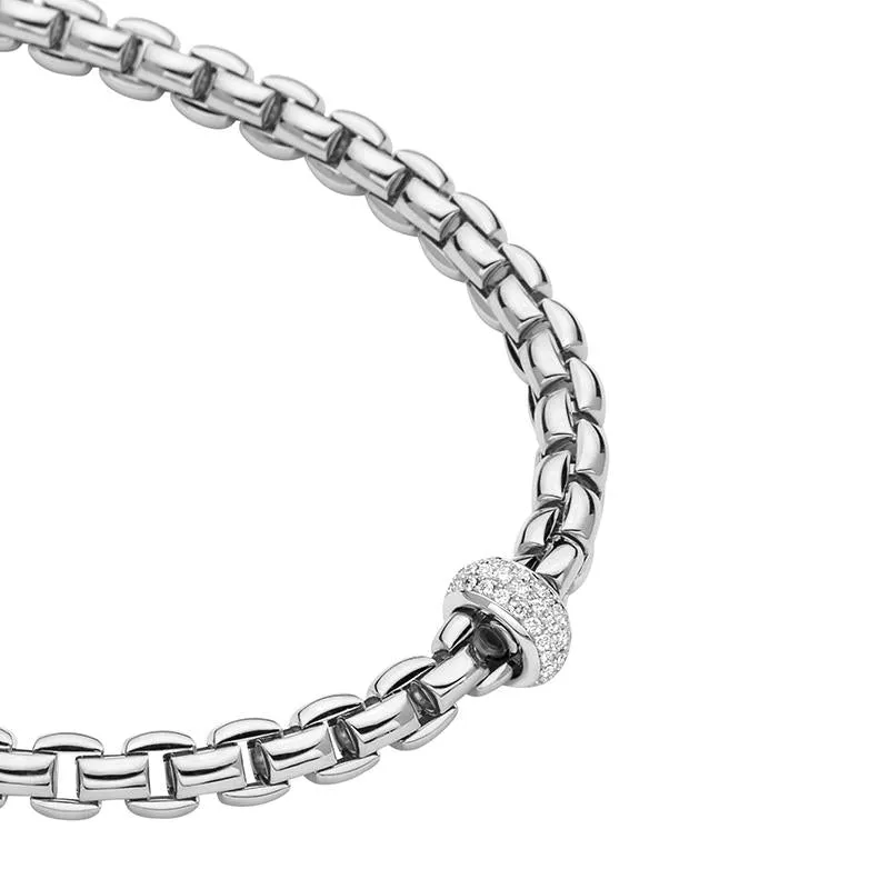 Fope Eka Anniversario 18ct White Gold 0.40ct Diamond Necklace sold by Jura Watches product image thumbnail 2