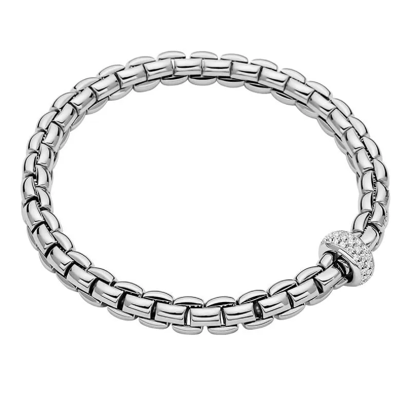 Fope Eka Anniversario 18ct White Gold 0.40ct Diamond Bracelet sold by Jura Watches