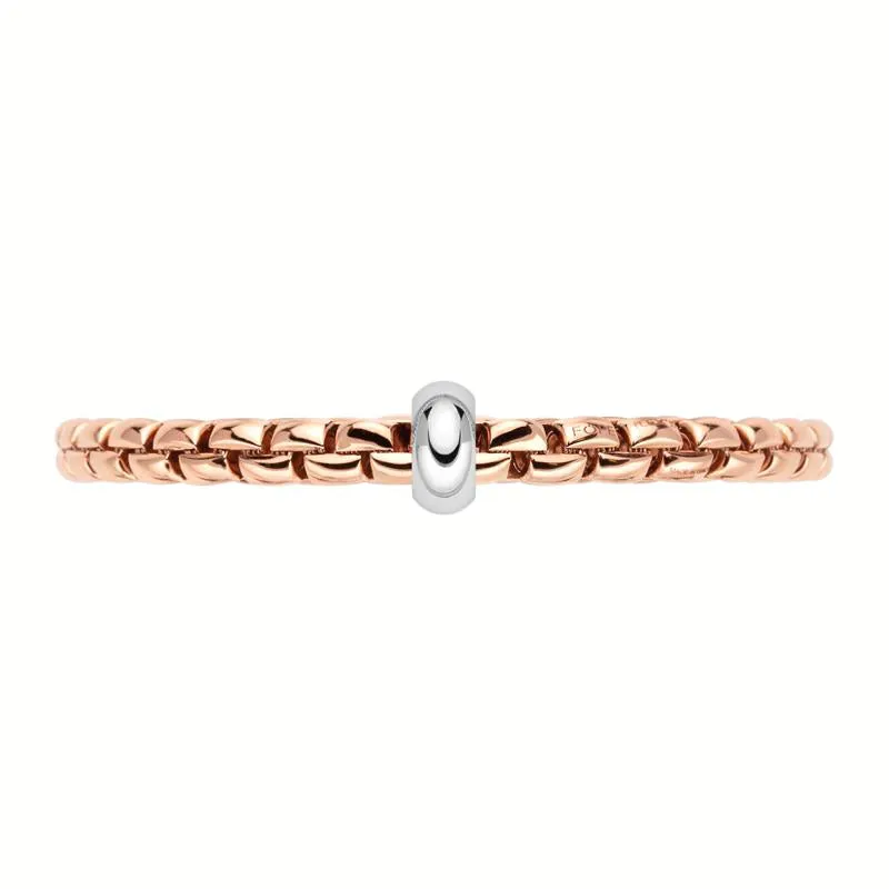 Fope Eka Anniversario 18ct Rose and White Gold Bracelet sold by Jura Watches product image thumbnail 3