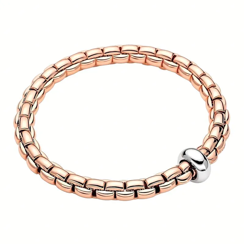 Fope Eka Anniversario 18ct Rose and White Gold Bracelet sold by Jura Watches product image thumbnail 2