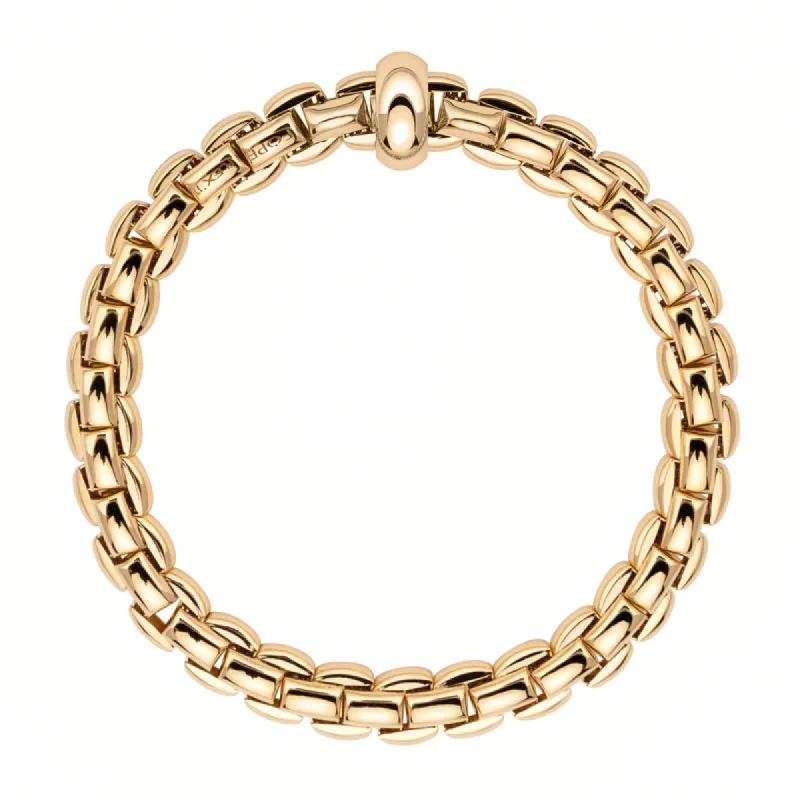 Fope Eka 18ct Yellow Gold Rondelle Bracelet sold by Jura Watches