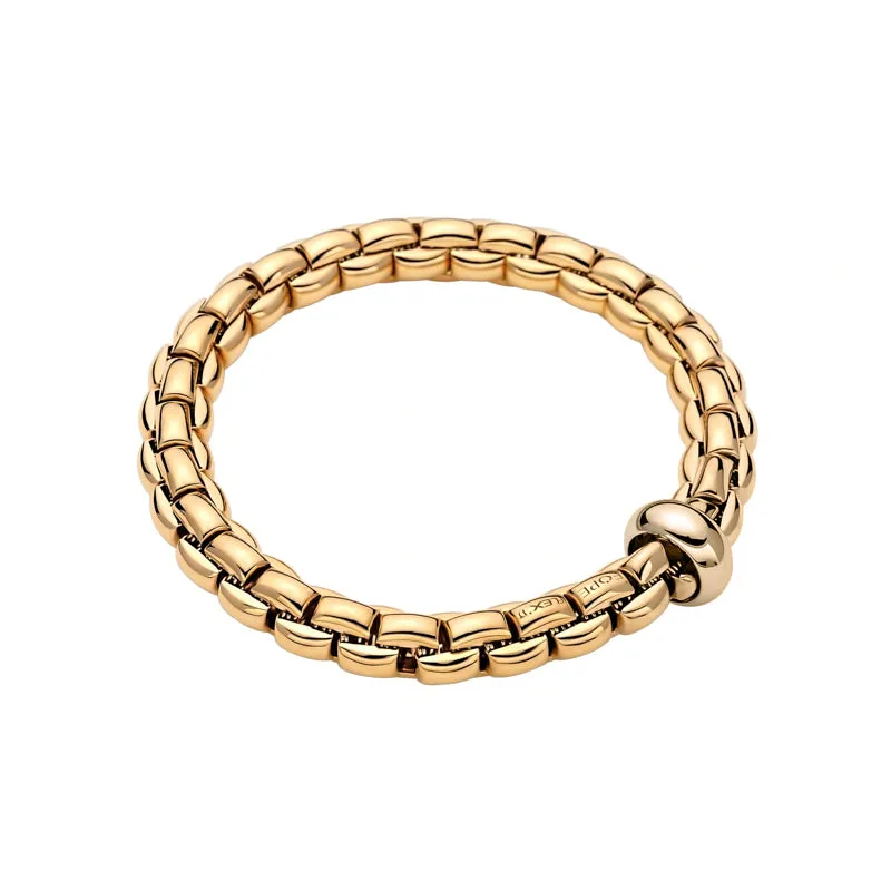 Fope Eka 18ct Yellow Gold Rondelle Bracelet sold by Jura Watches product image thumbnail 2