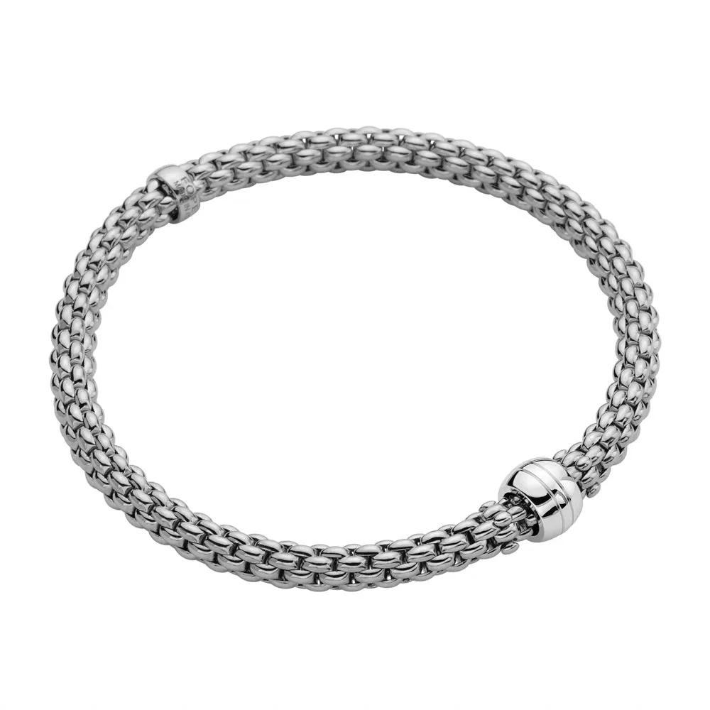 Fope Flex'it Solo 18ct White Gold Bracelet D sold by Jura Watches product image thumbnail 2