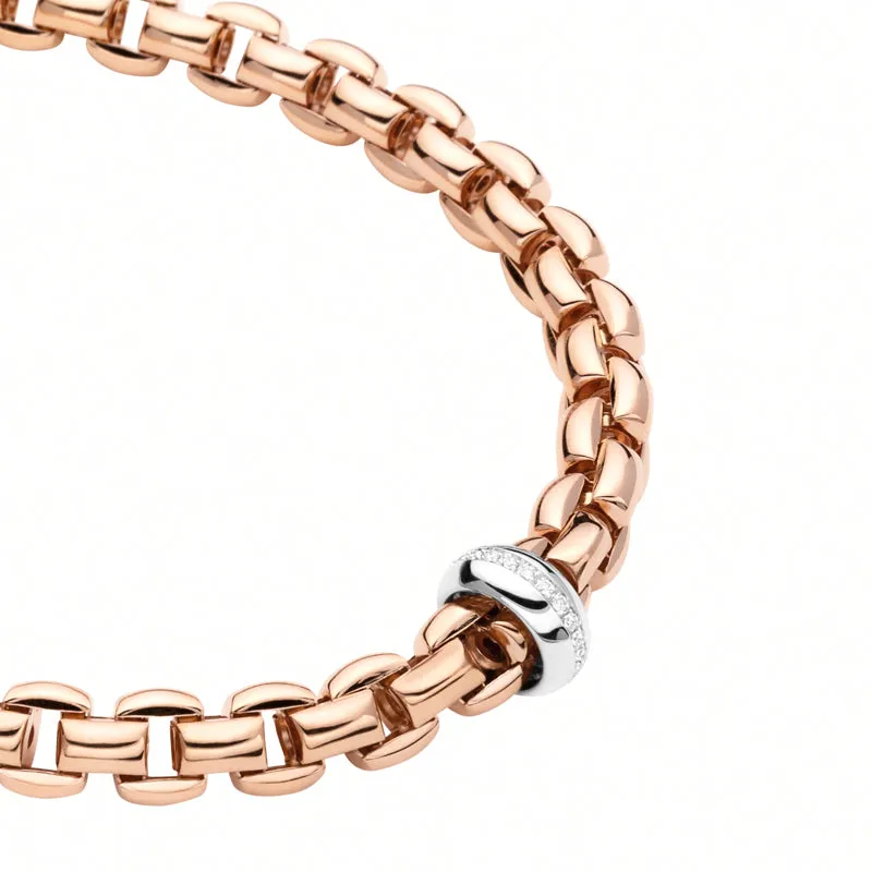 Fope Eka 18ct Rose Gold 0.19ct Diamond Necklace sold by Jura Watches product image thumbnail 2